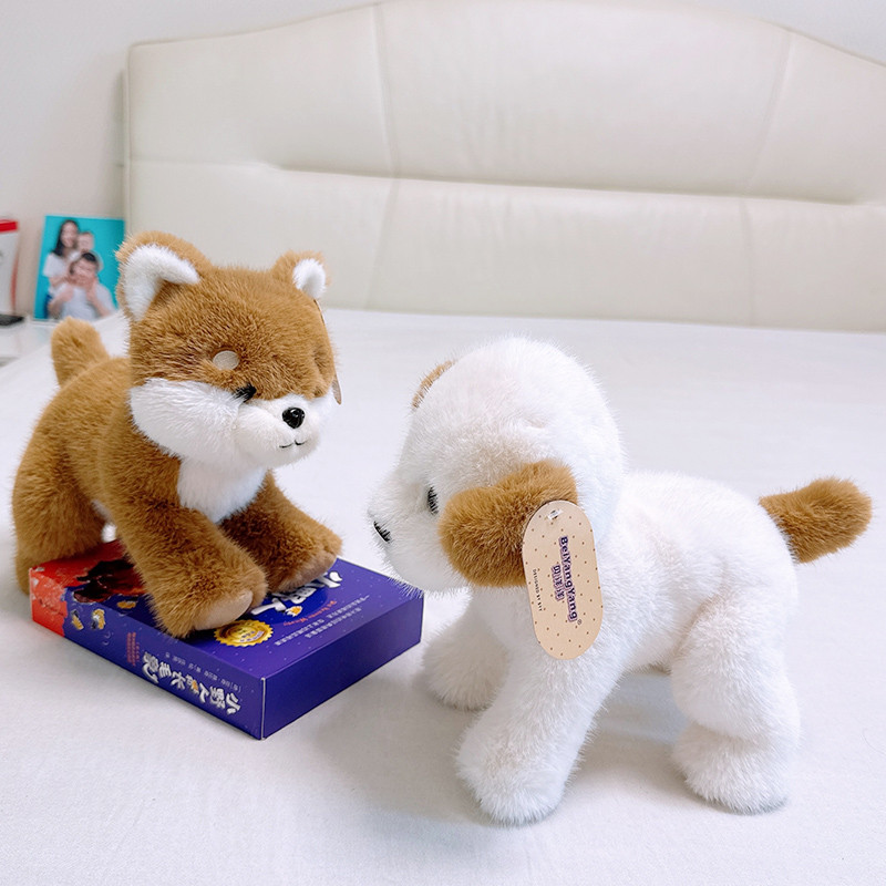 犬 ぬいぐるみ もふもふ仲良し子犬ぬいぐるみセット
