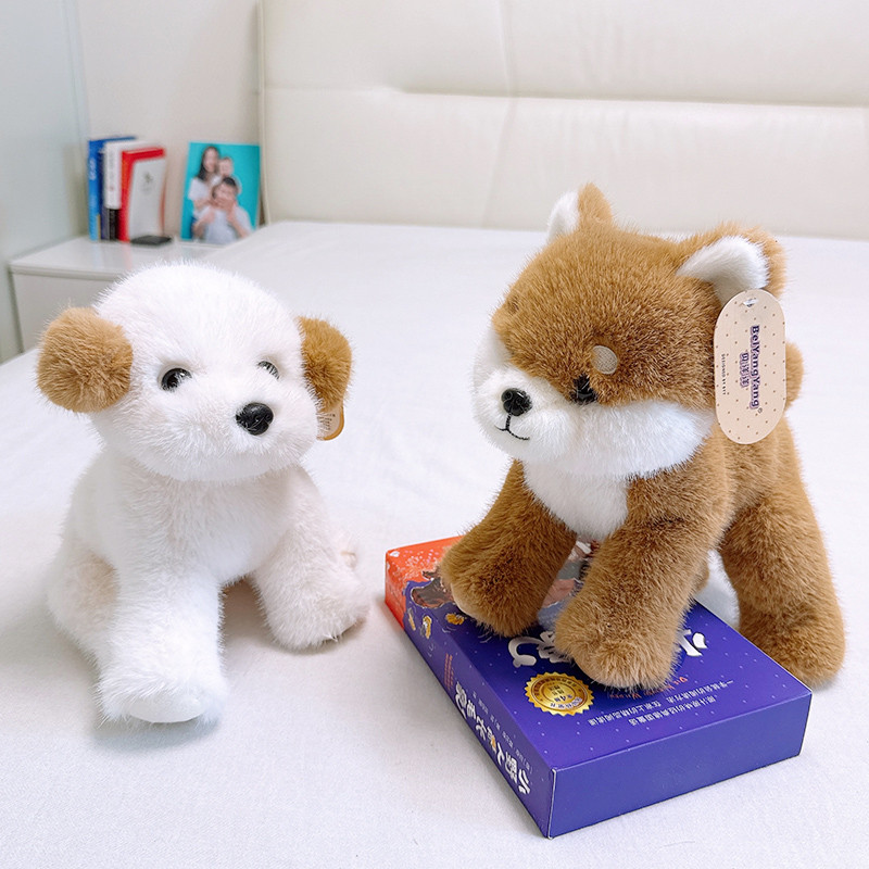 犬 ぬいぐるみ もふもふ仲良し子犬ぬいぐるみセット
