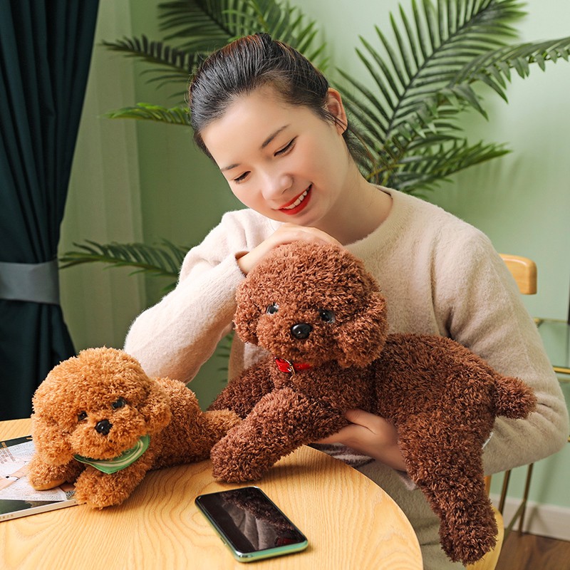 犬 ぬいぐるみ もこもこトイプードルの抱き枕