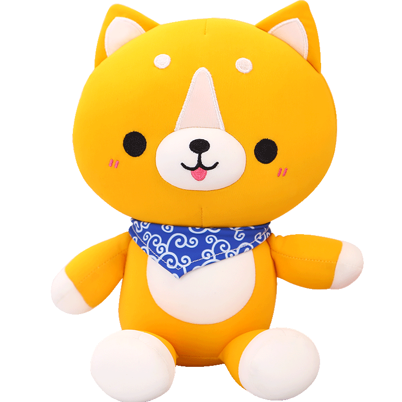 犬 ぬいぐるみ まんまる笑顔の柴犬ぬいぐるみ