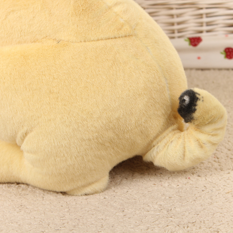 パグ リアル仕上げ 座りポーズ 犬ぬいぐるみ