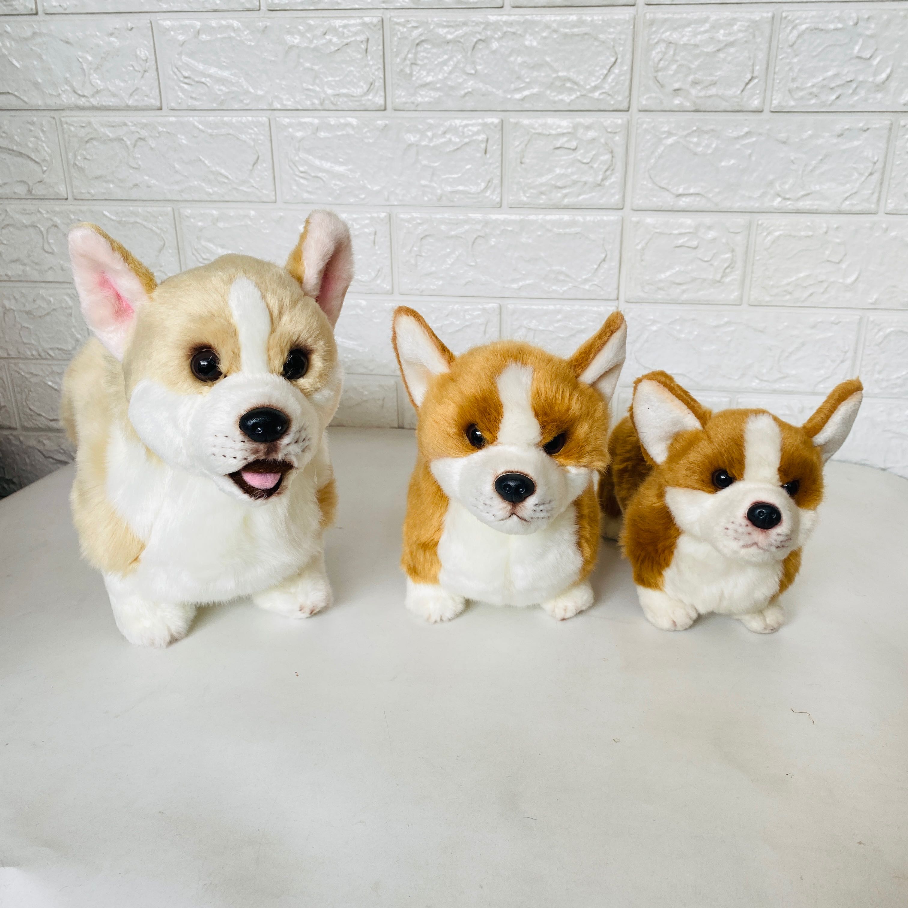 犬 ぬいぐるみ もふもふ柴犬ファミリー