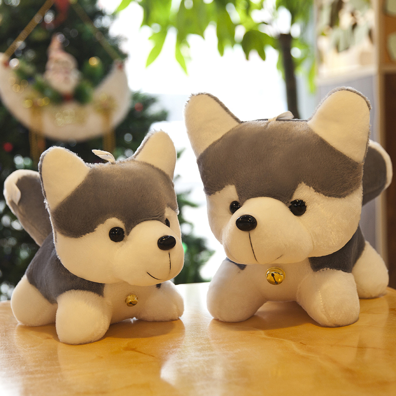犬 ぬいぐるみ 愛らしい表情の柴犬ぬいぐるみ