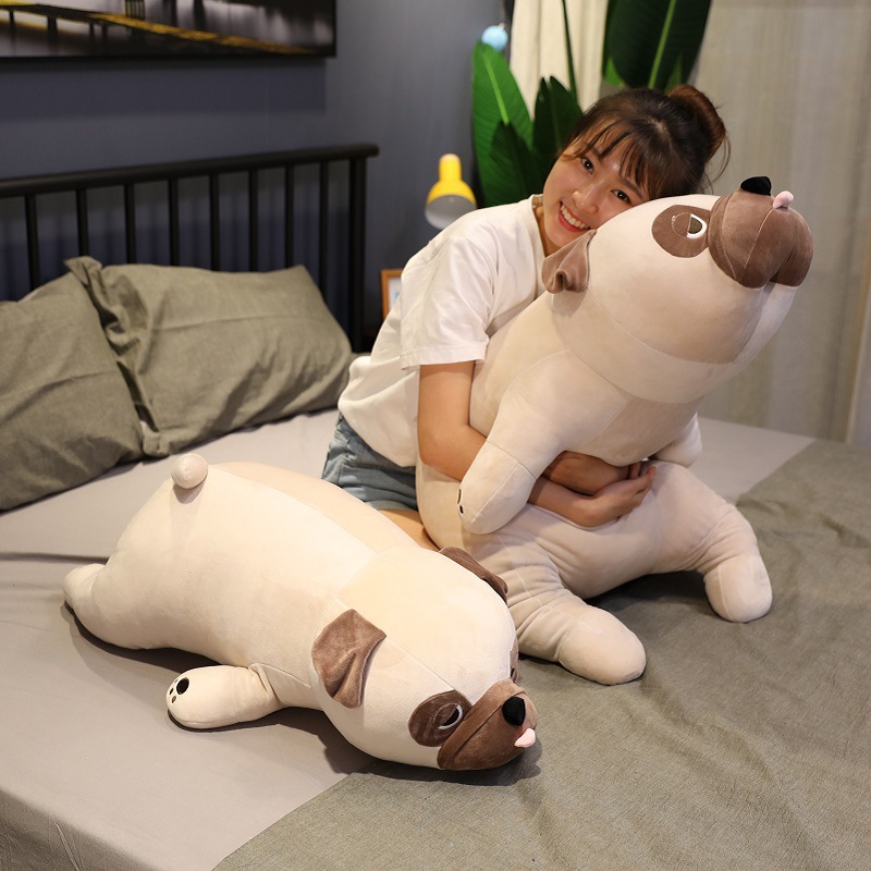 犬 ぬいぐるみ 超大型もちもちパグ抱き枕ぬいぐるみ