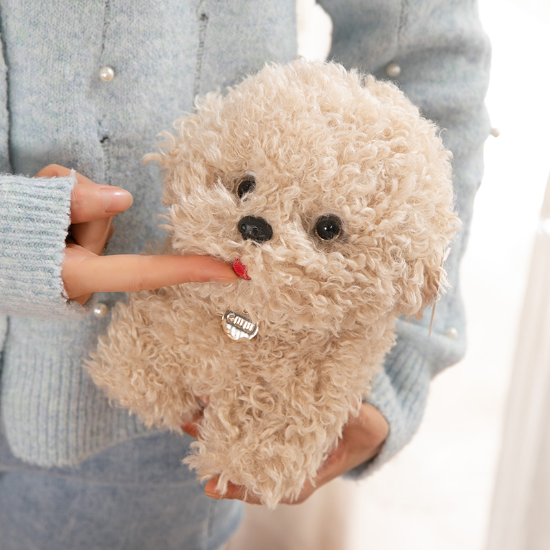 犬 ぬいぐるみ もふもふトイプードル抱っこ友達