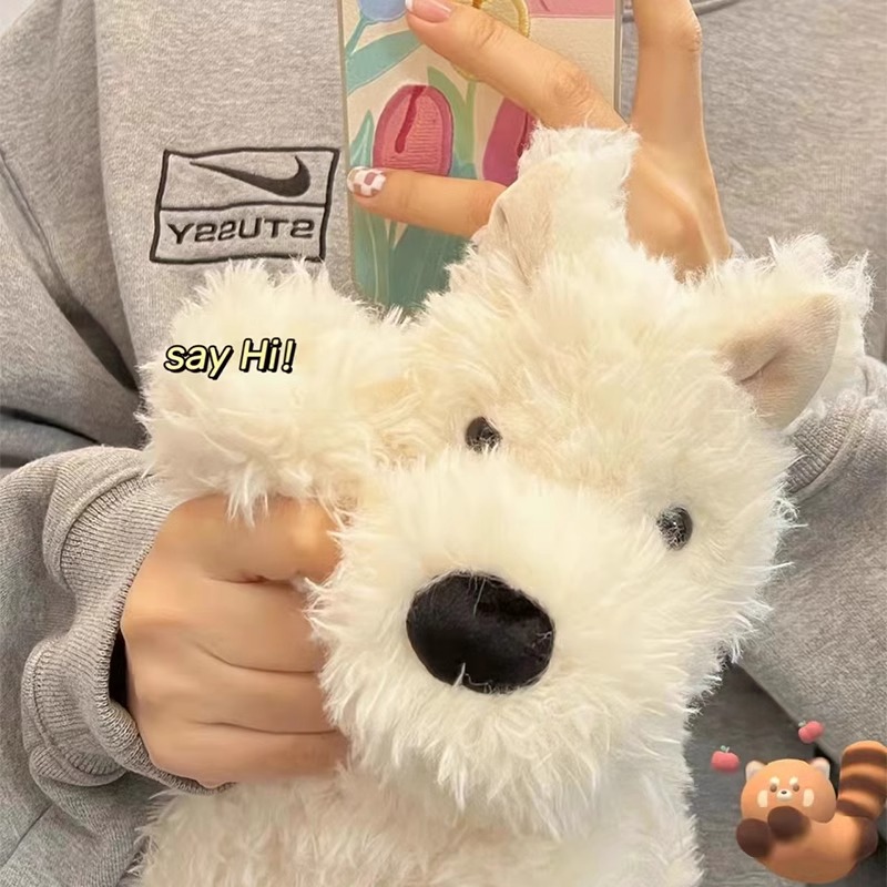 犬 ぬいぐるみ もふもふシュナウザーのお友達