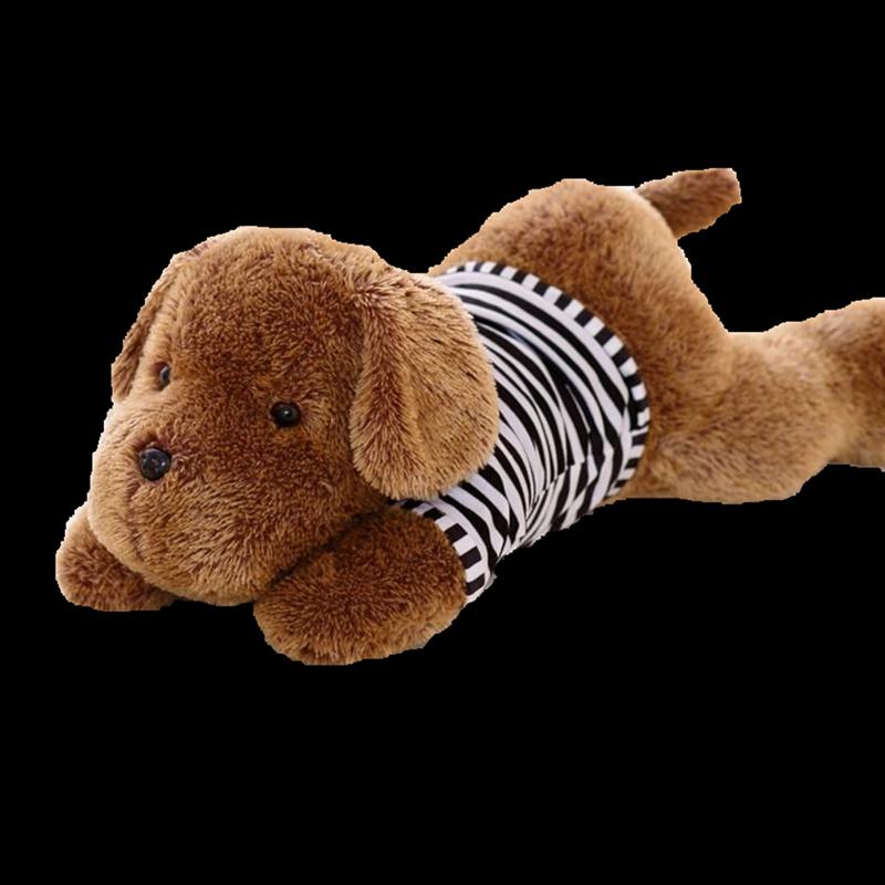 犬 ぬいぐるみ おすわりボーダートイプードル 抱き枕