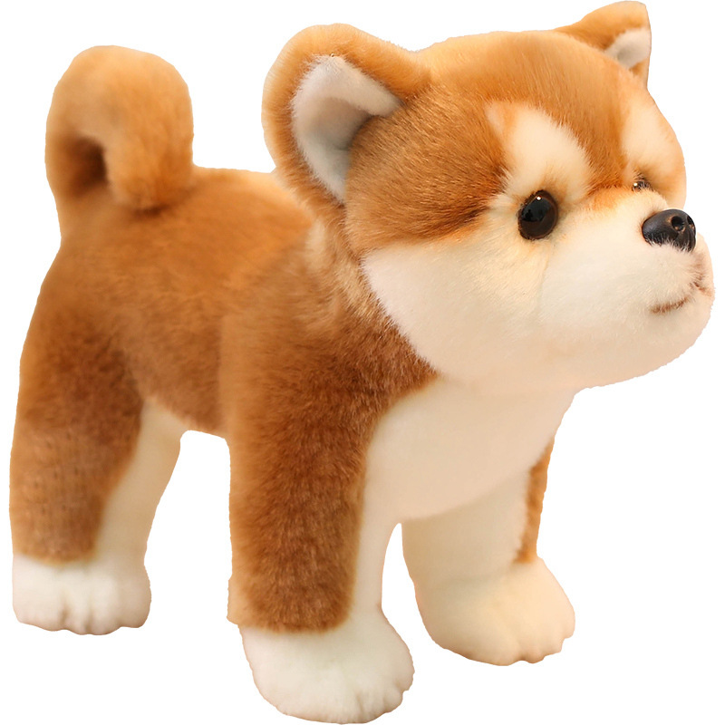 犬 ぬいぐるみ もふもふ柴犬のお友達