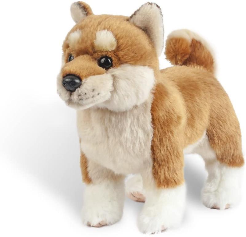 犬 ぬいぐるみ もふもふ忠犬 まめしば