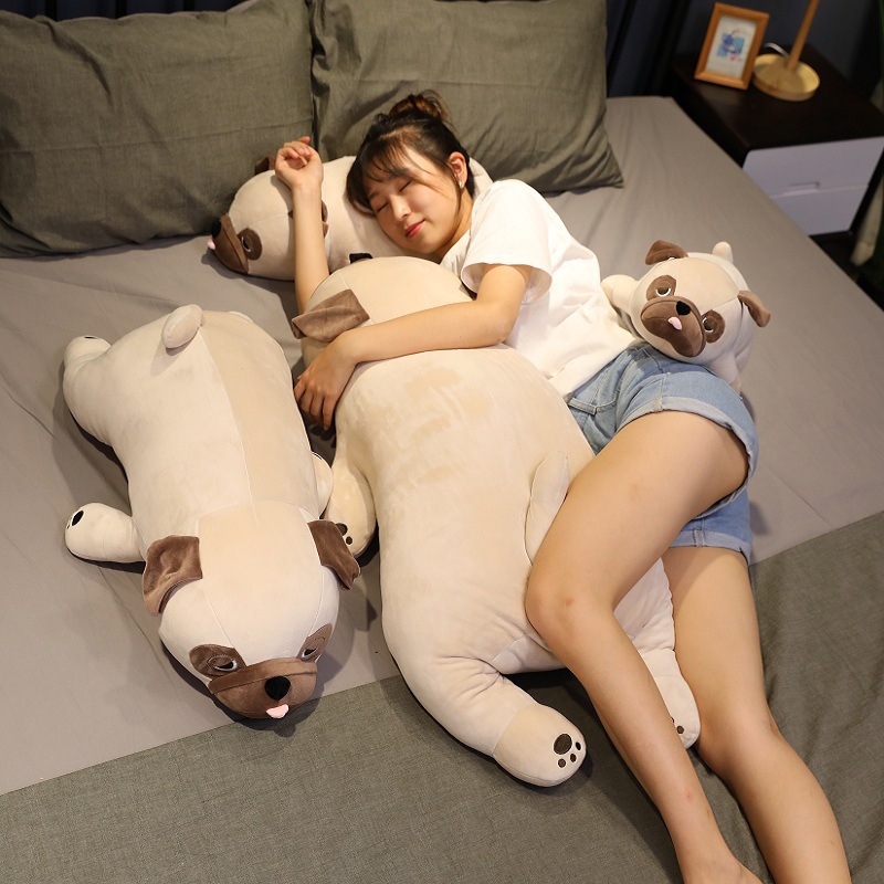 犬 ぬいぐるみ 超大型もちもちパグ抱き枕ぬいぐるみ