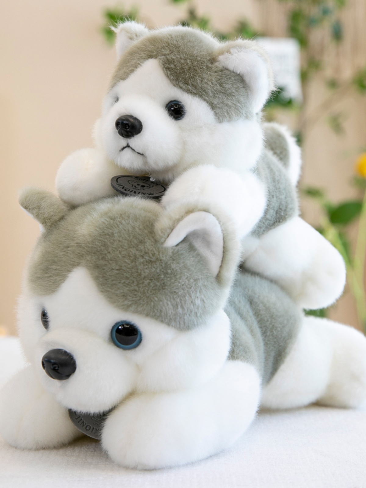 犬 ぬいぐるみ 愛らしい表情の柴犬ぬいぐるみ