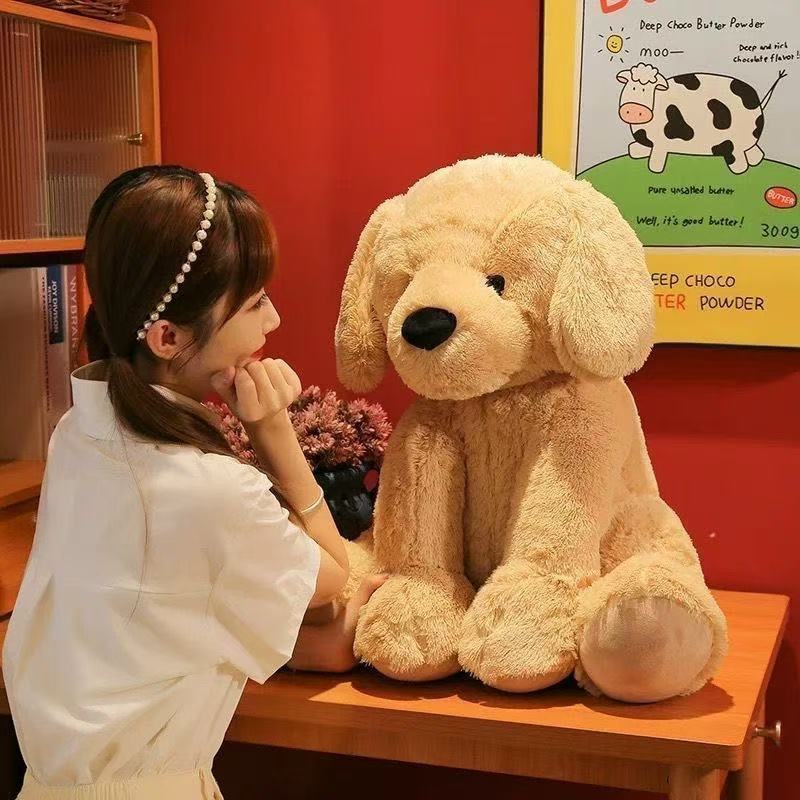 犬 ぬいぐるみ もふもふ大型犬ぬいぐるみ 垂れ耳わんこ