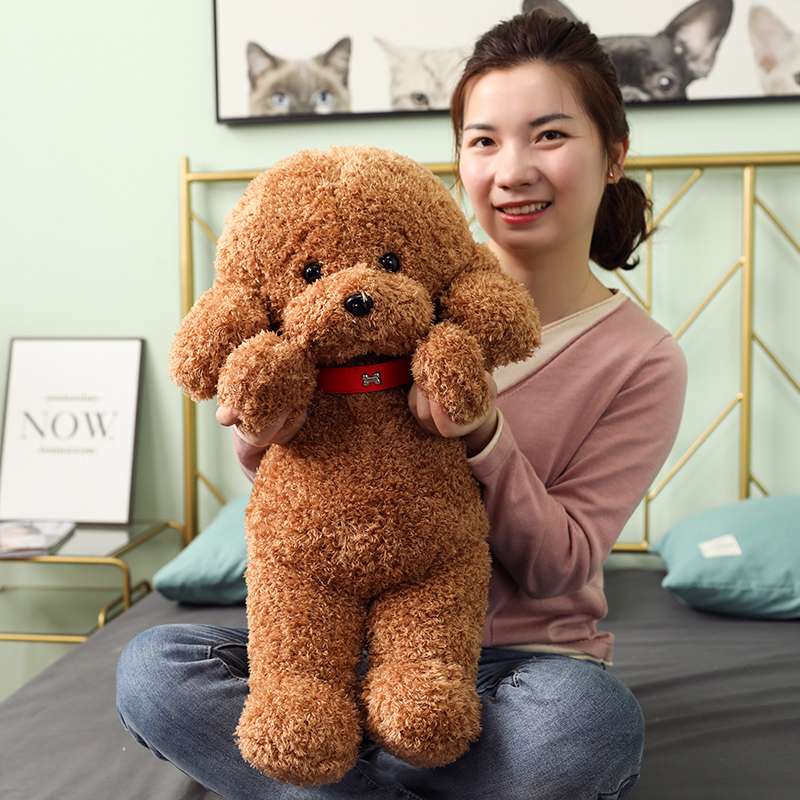 犬 ぬいぐるみ もふもふトイプードルの癒やしぬいぐるみ