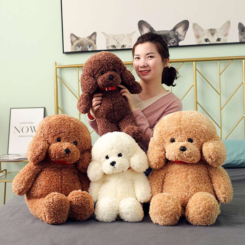 犬 ぬいぐるみ もふもふトイプードルの癒やしぬいぐるみ