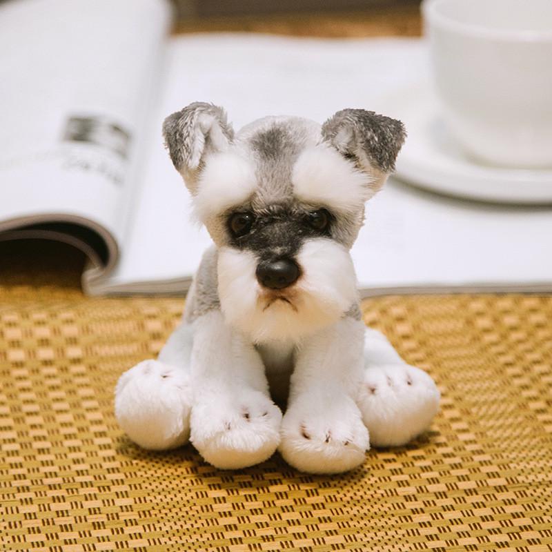 犬 ぬいぐるみ もふもふシュナウザーの仲間たち