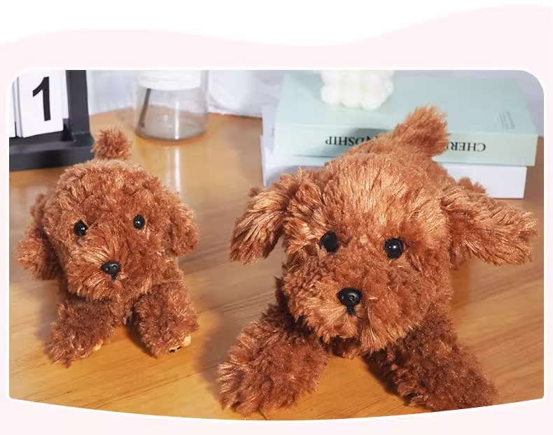 犬 ぬいぐるみ もふもふプードル抱き枕
