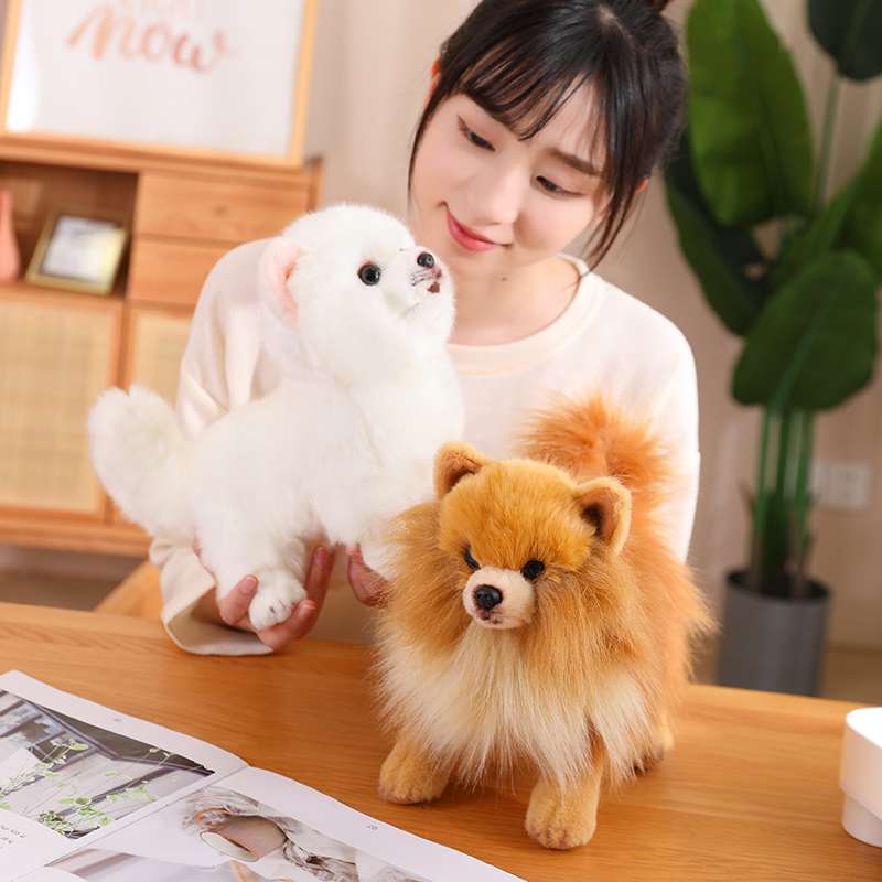 犬 ぬいぐるみ もこもこポメラニアン ぬいぐるみ 癒しの友