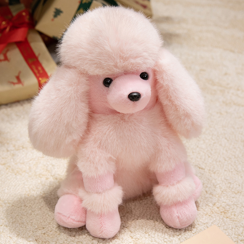 犬 ぬいぐるみ ふわもこトイプードルの夢枕