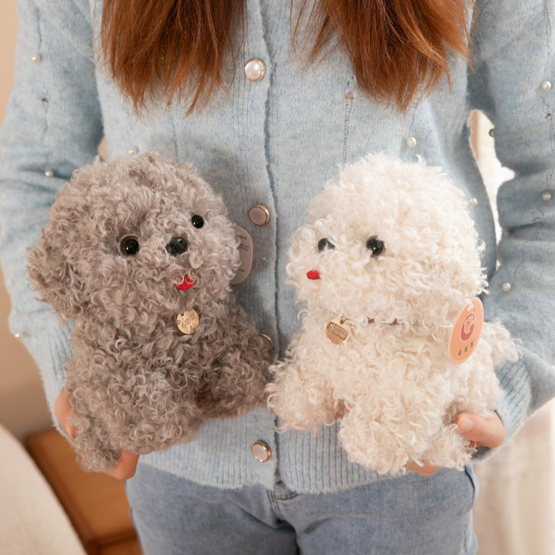 犬 ぬいぐるみ もふもふトイプードル抱っこ友達