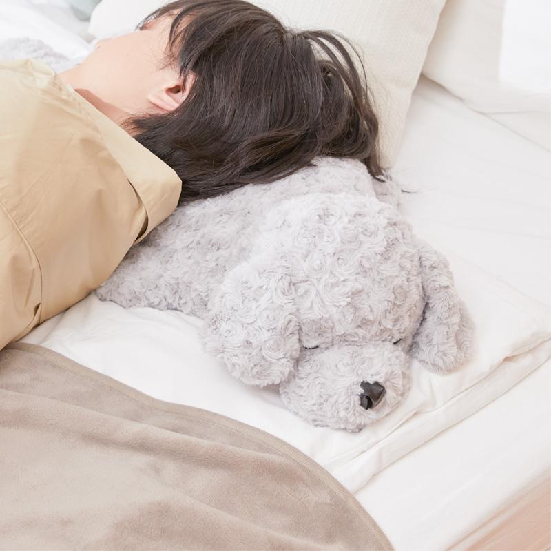 犬 ぬいぐるみ もふもふお昼寝トイプードル
