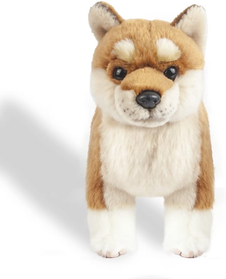 犬 ぬいぐるみ もふもふ忠犬 まめしば