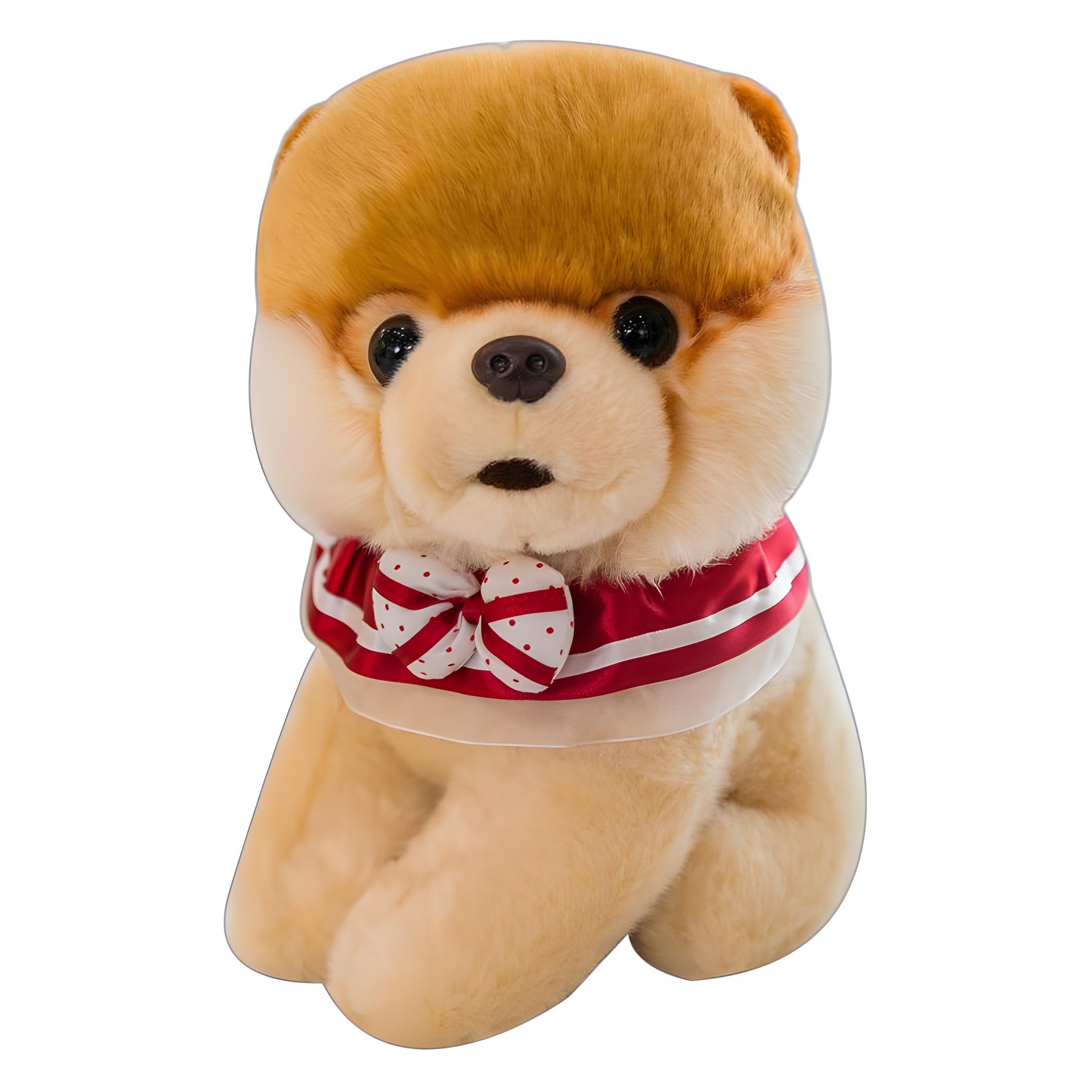 犬 ぬいぐるみ マリン風スカーフ付きポメラニアンぬいぐるみ