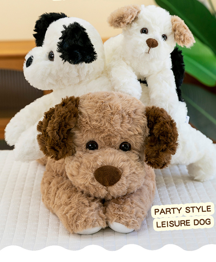 犬 ぬいぐるみ ふわふわもこもこシュナウザー風抱き枕犬ぬいぐるみ