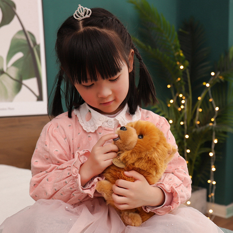  ふわふわもこもこポメラニアン抱きしめぬいぐるみ
