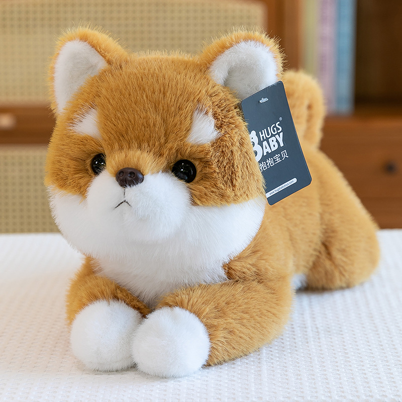 もちもち柴犬座りポーズぬいぐるみ