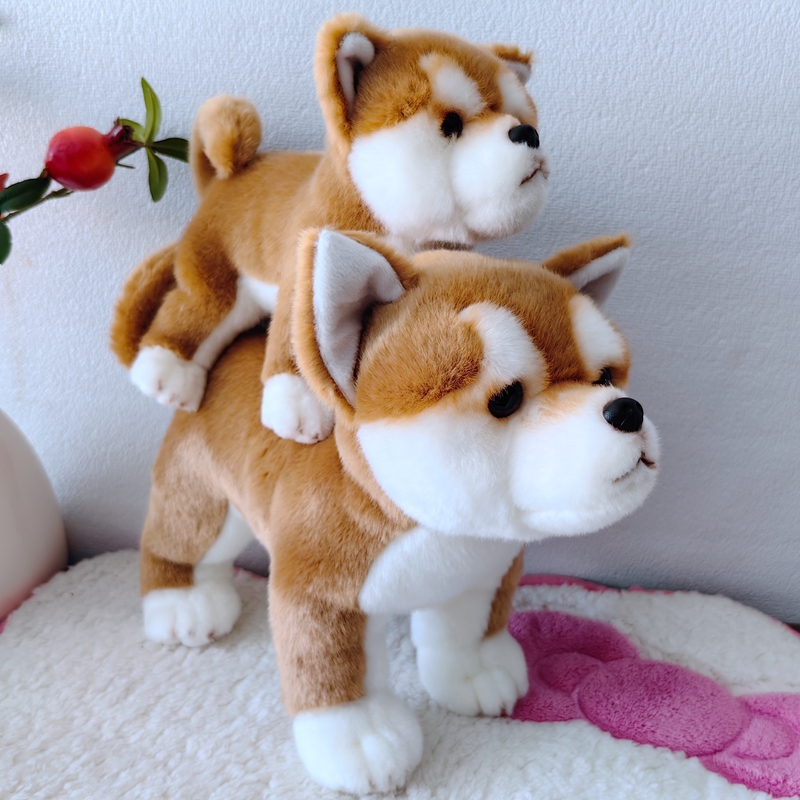 犬 ぬいぐるみ もふもふ忠犬 柴ぬいぐるみ
