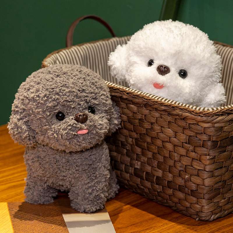 お部屋に癒しを！グレーのトイプードル犬ぬいぐるみ5選