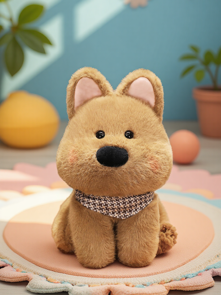 犬 ぬいぐるみ ふわもち秋田子犬ぬいぐるみ