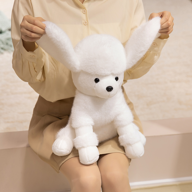 犬 ぬいぐるみ ふわもこトイプードルの夢枕