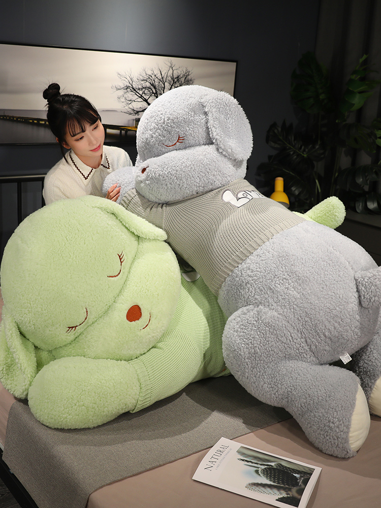 犬 ぬいぐるみ おやすみプードル もふもふ抱き枕