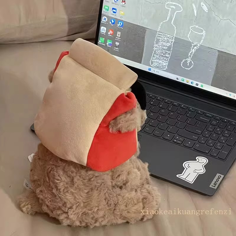 犬 ぬいぐるみ もぐもぐプードル君
