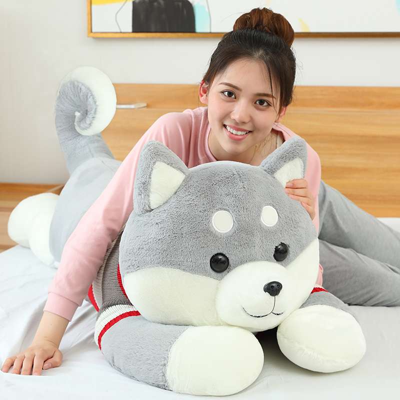 犬 ぬいぐるみ もちもち抱き枕の柴犬ぬいぐるみ