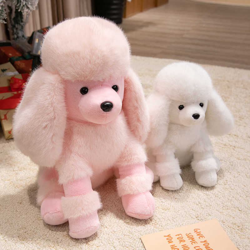 犬 ぬいぐるみ ふわもこトイプードルの夢枕