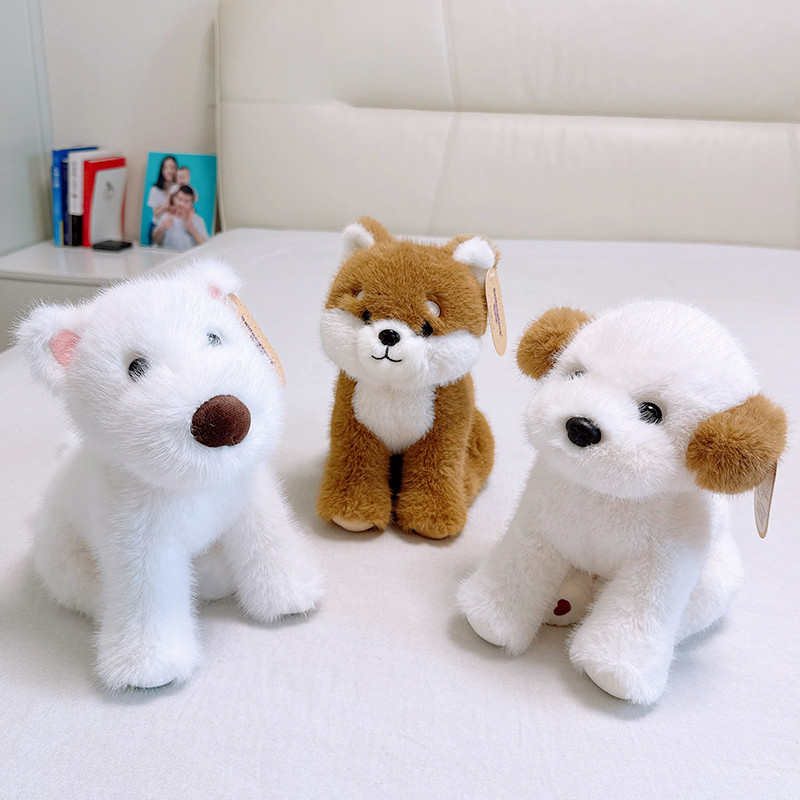 犬 ぬいぐるみ もふもふ仲良し子犬ぬいぐるみセット