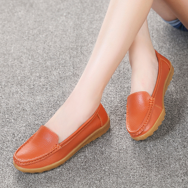 モカシン 本革仕立て上質モカシン風ローファー