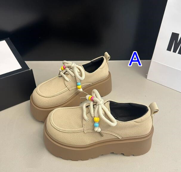 厚底モカシン風ローファー レディース靴