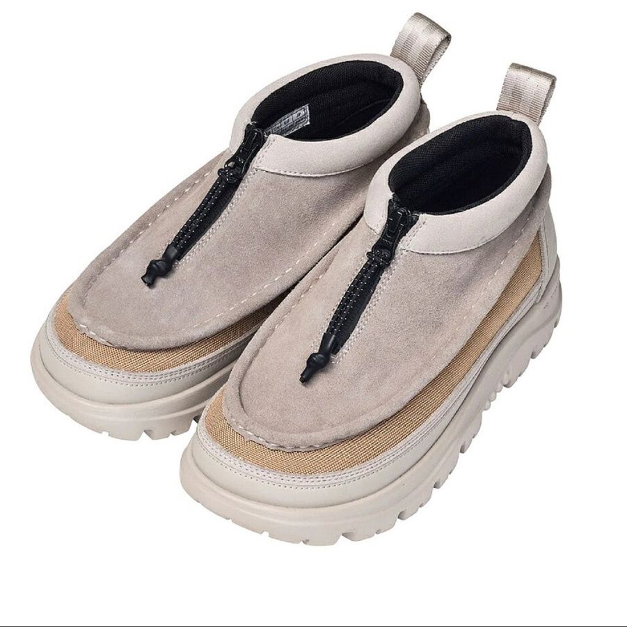 モカシン スニーカー フロントジップ モカシンブーツ