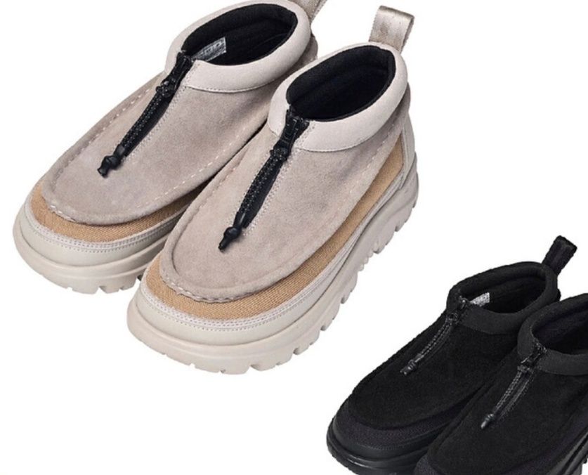 モカシン スニーカー フロントジップ モカシンブーツ