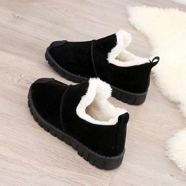 モカシン ブーツ あったかもこもこモカシンブーツ