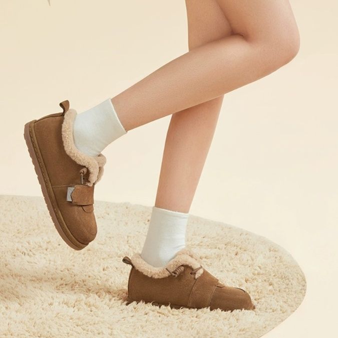 モカシン ブーツ ふんわり包む保温モカシンブーツ