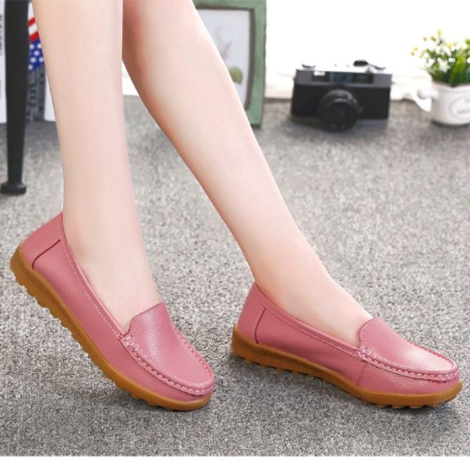 モカシン 本革仕立て上質モカシン風ローファー