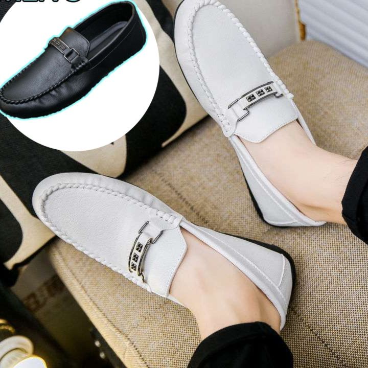 メンズ軽量モカシン風ローファー紳士靴