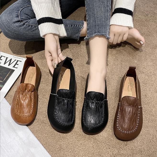 レディース モカシン風ローファー 柔らかソール 歩きやすい