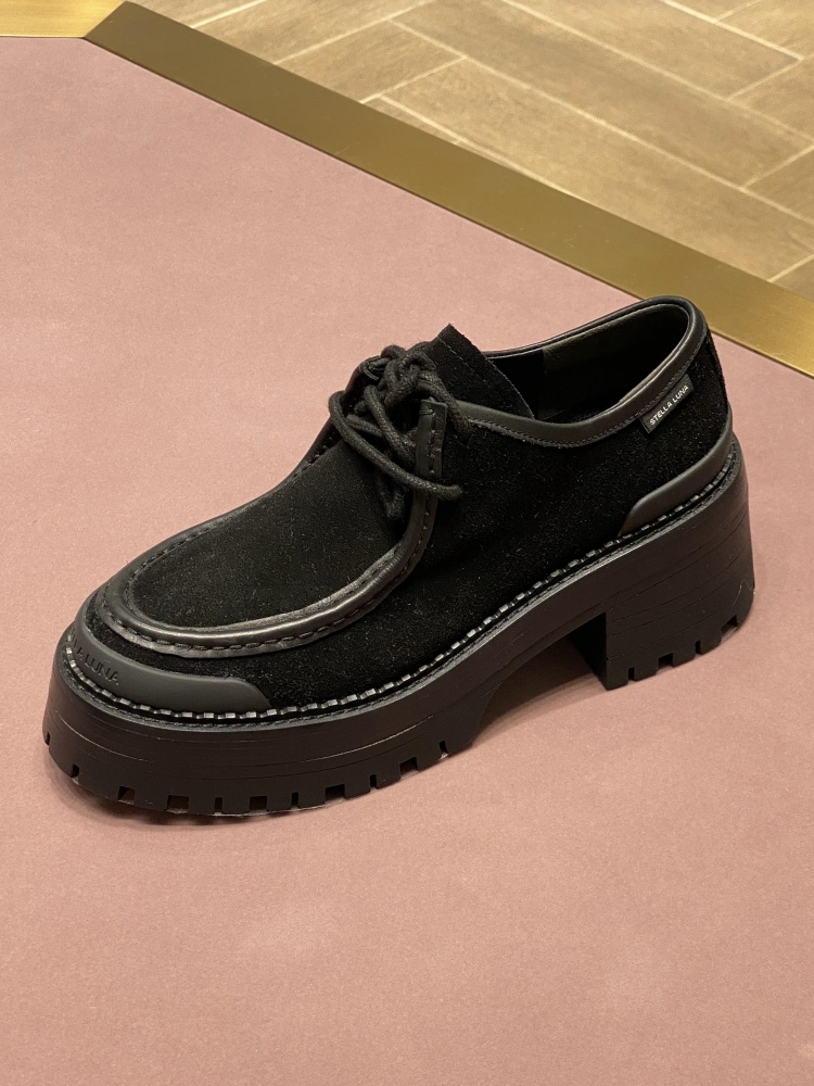 モカシン クラシカル厚底モカシンシューズ
