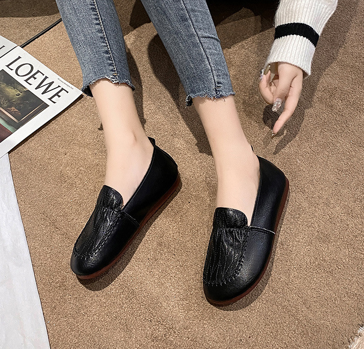 レディース モカシン風ローファー 柔らかソール 歩きやすい