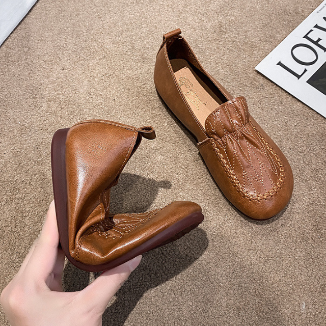 レディース モカシン風ローファー 柔らかソール 歩きやすい